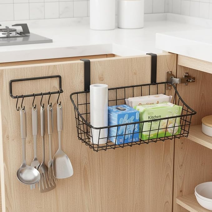 LeleCAT Cabinet Door Organizer Basket - Image 5