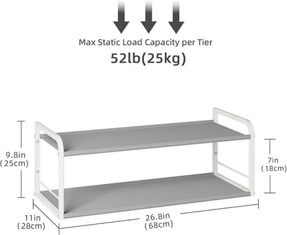 Wall Mounted Shoe Rack, Carbon Steel Shoe Organizer - Image 2