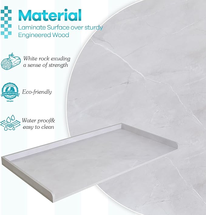 Kaboon Washer Dryer Countertop, Melamine Countertop - Image 3