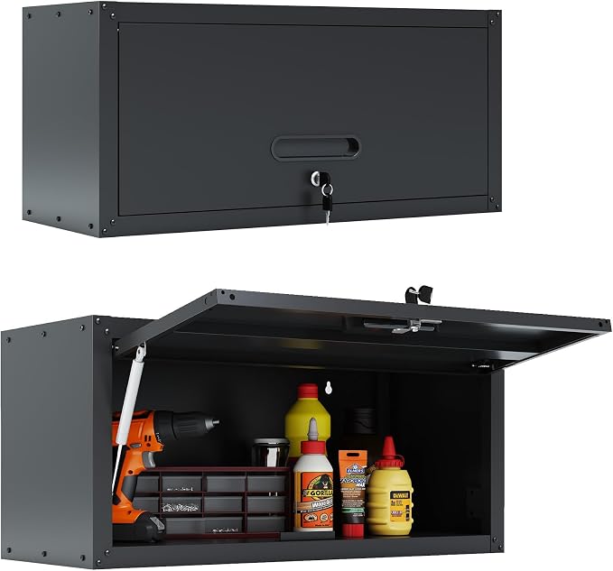 Garage Wall Cabinet, Wall Mounted Cabinet by VIYET