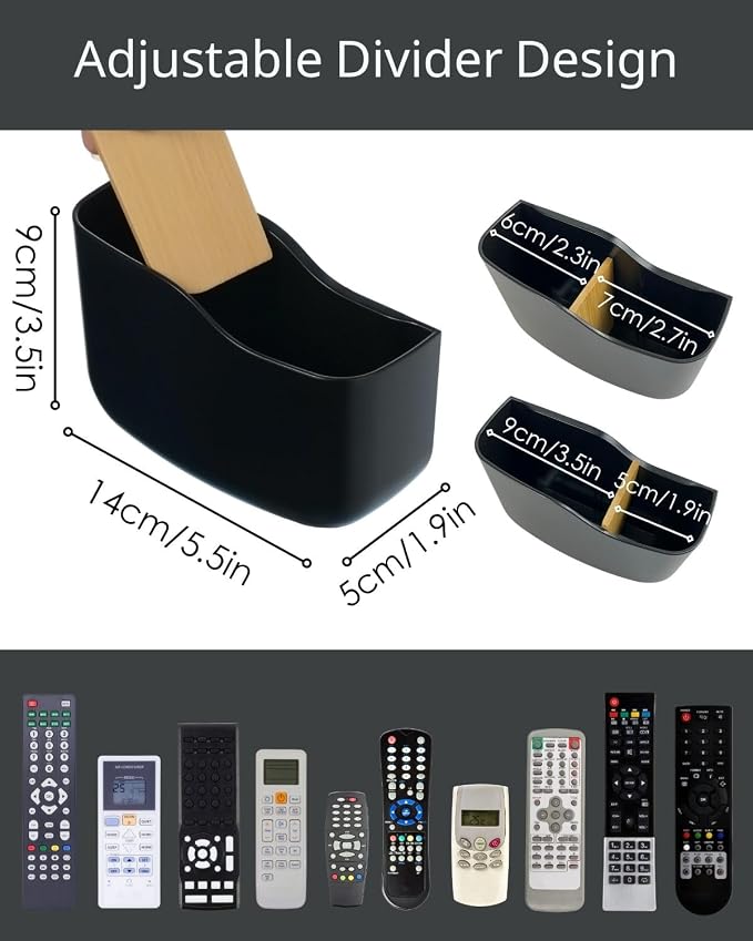LINFIDITE TV Remote Holder Wall Mount Remote Control Holder - Image 6
