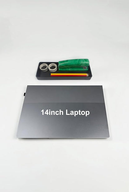 Amazon Basics Rectangular Plastic Desk Organizer, Half Accessory Tray - Image 6