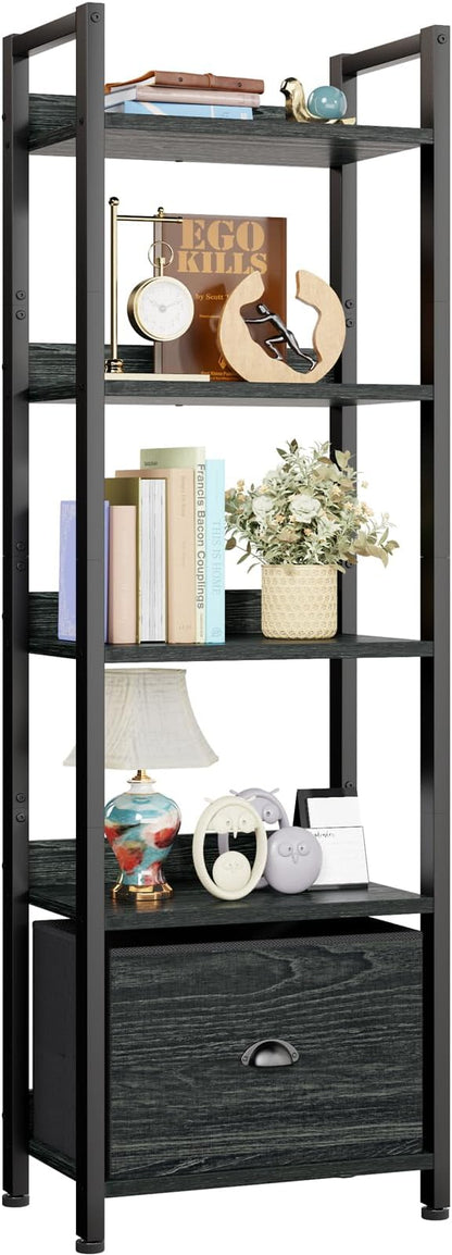 Furologee 5 Tier Bookshelf by Furologee