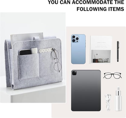 YOUDENOVA Bedside Caddy, Bedside Organizer - Image 6