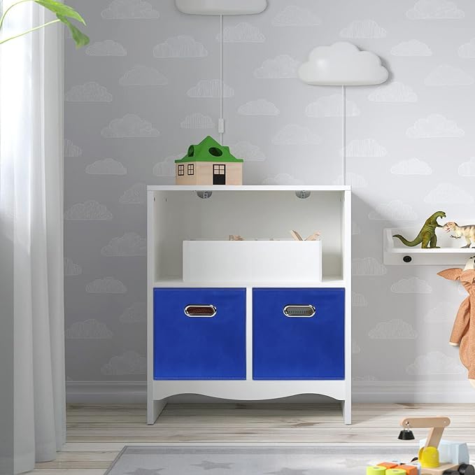 Black Fabric Cubby Storage Bins, Cube Organizer Bin Foldable Storage Boxes - Image 5