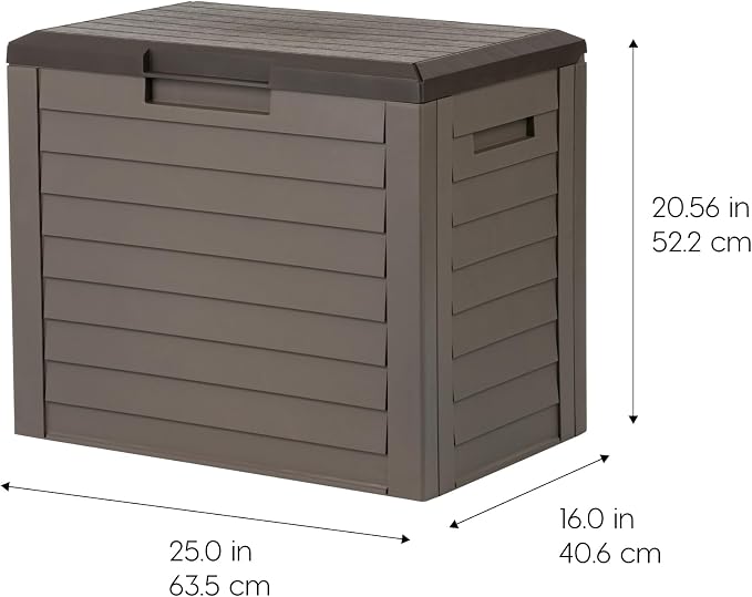 IRIS USA 35-Gallon Outdoor Deck Storage Box, Lockable & UV-Protected, - Image 3