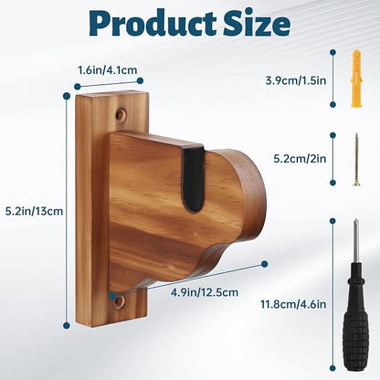 Skateboard Wall Mount, Wooden Horizontal Skateboard Rack Wall Hanger Display - Image 6