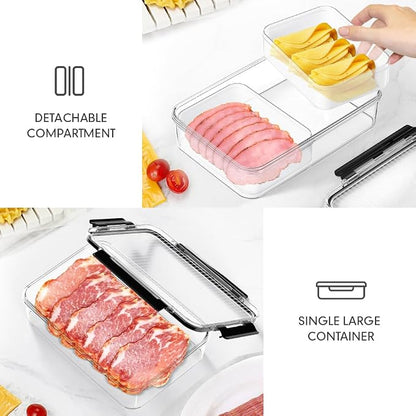 Deli Meat Container for Fridge Organizers and Storage, Ham and Cheese Container - Image 6
