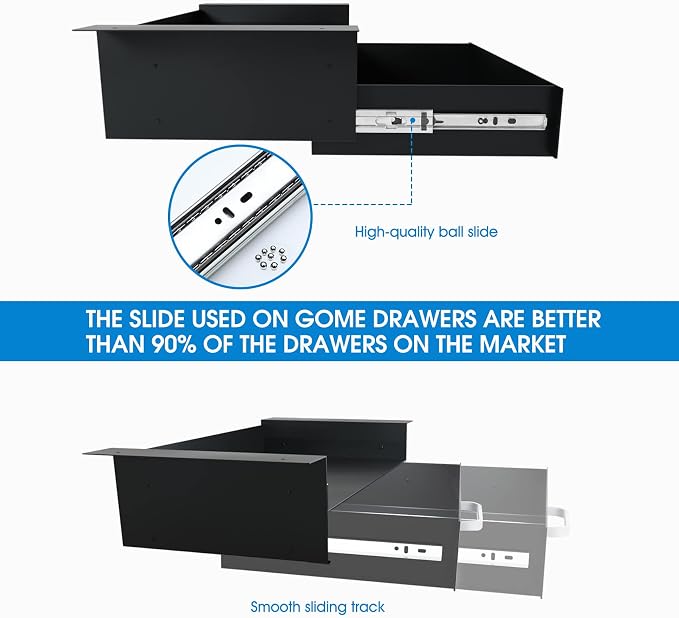 GOME Under Desk Drawer Storage - Image 4