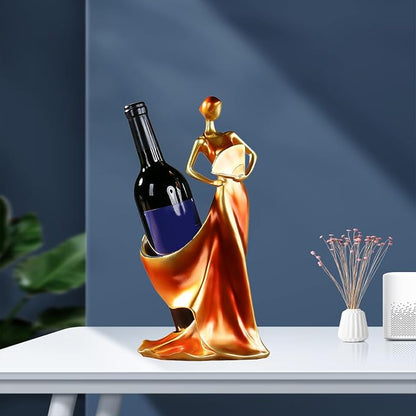 Artpaul Wine Bottle Holder Beauty Lady Statue Wine Bottle Stand Lady Wine Rack - Image 6