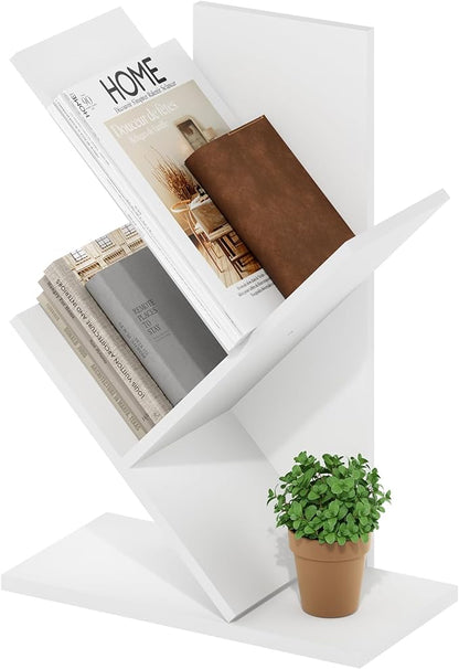 Furinno Tree Book Shelf, 3-Tier Bookshelf, Tree Bookcase by Furinno-FitsYourSpaceFitsYourBudget