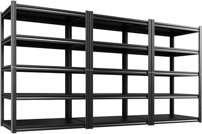 Set of 3 Heavy Duty Garage Shelving, 71.2" Hx46 Wx20 D, Adjustable Storage by AOAORGG