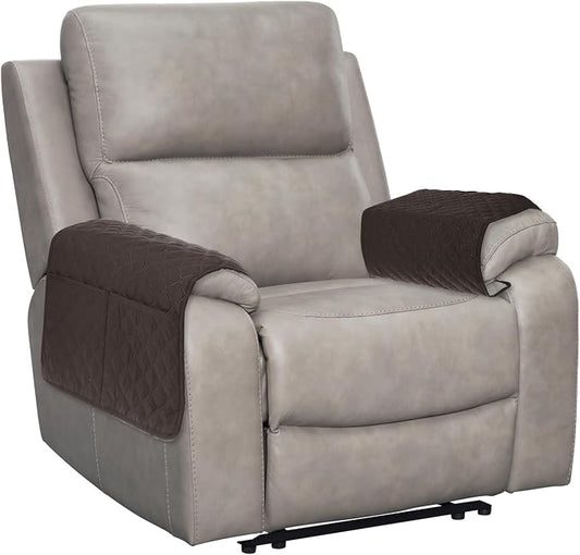 uxcell 2 PCS Armrest Covers, Couch Arm Cover Furniture Protect Slide Recliner by uxcell