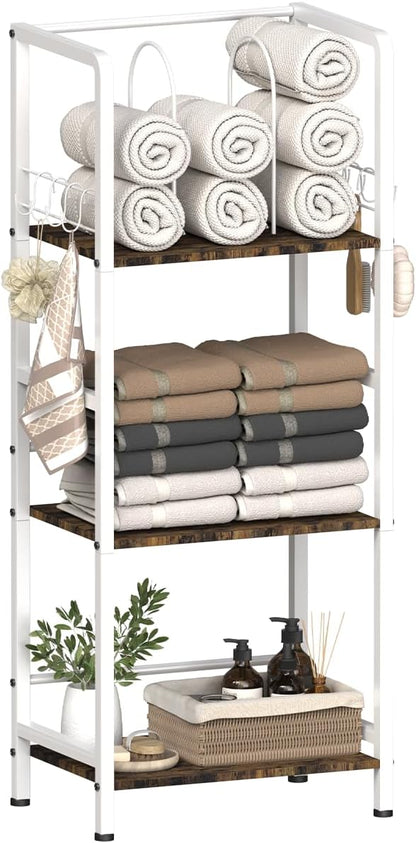 Mondazie Towel Racks for Bathroom Storage Shelves Free Standing, Pool Towel by Mondazie