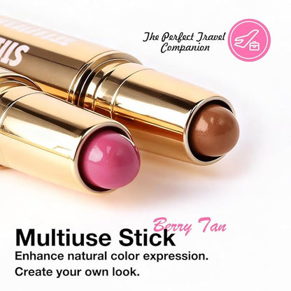 Kaely Contour Blush Multiuse Stick Makeup, Cream Bronzer Contouring Sticks - Image 2