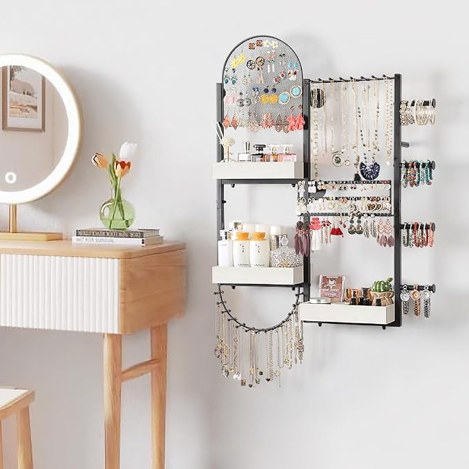 Keebofly Wall Mount Hanging Jewelry Organizer - Image 6