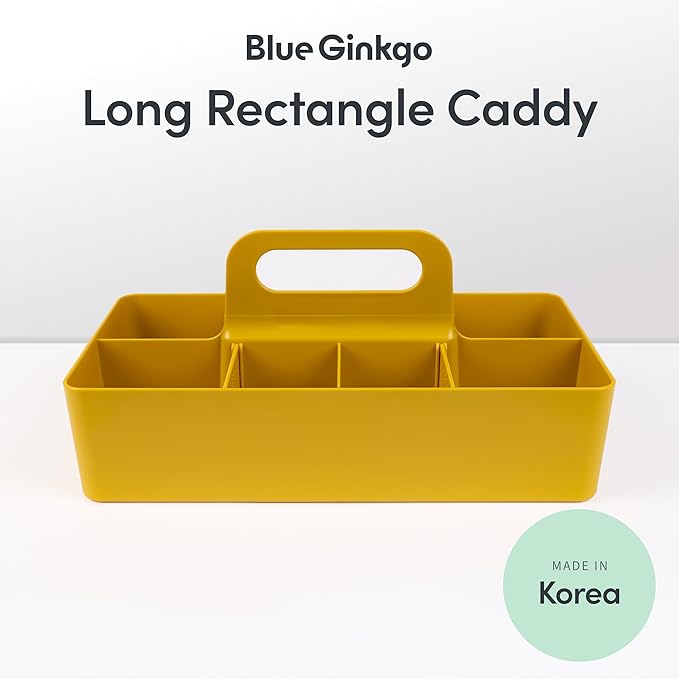 BLUE GINKGO Stackable Organizer Caddy – Korean-Made Portable Tote - Image 2