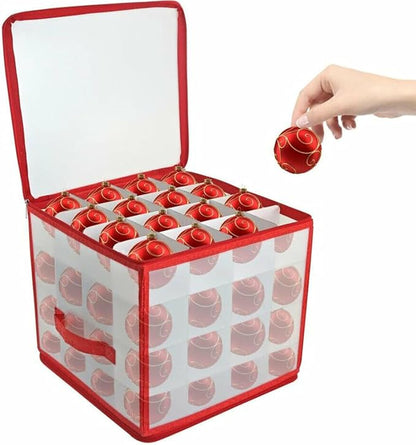 Christmas Ornament Storage Box, 4 Tier Christmas Storage Box by Unknown
