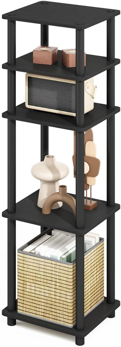 Furinno Turn-N-Tube Storage Shelves, Stackable Standing Shelf, Open Corner Shelf - Image 6