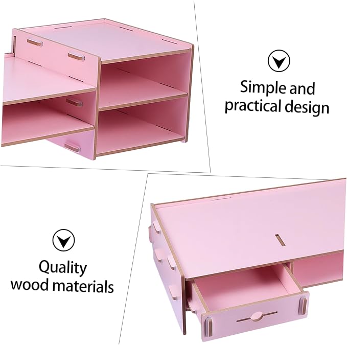 Angoily Creative Pink Monitor Riser Stand - Image 3