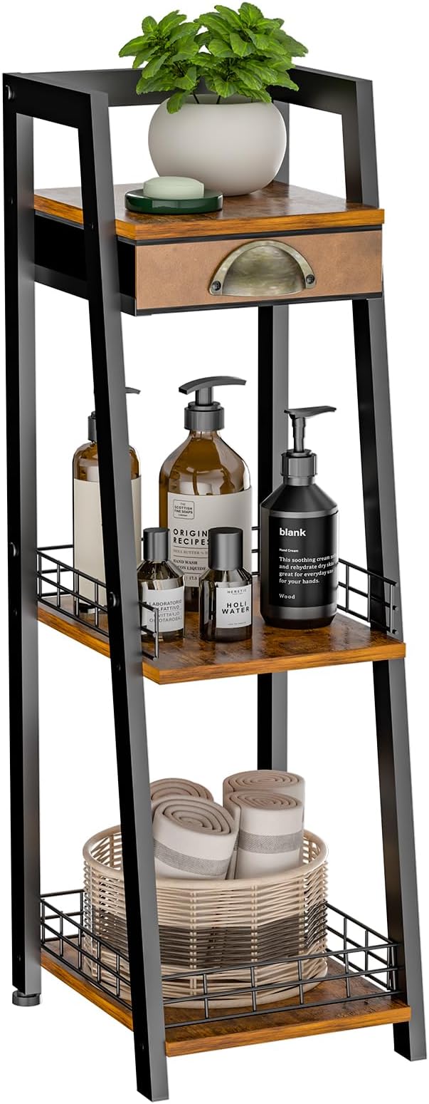 keomaisyto 3-Tier Narrow Bathroom Shelves - Image 8