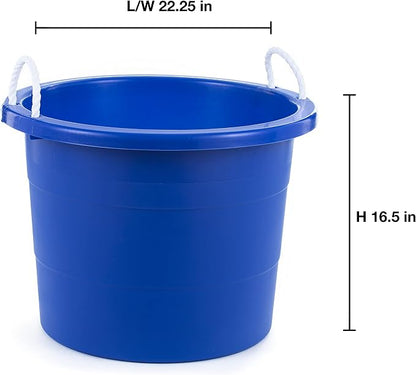 United Solutions Easy-Access Storage Rope Handle Tub, 19 Gallon - Image 2
