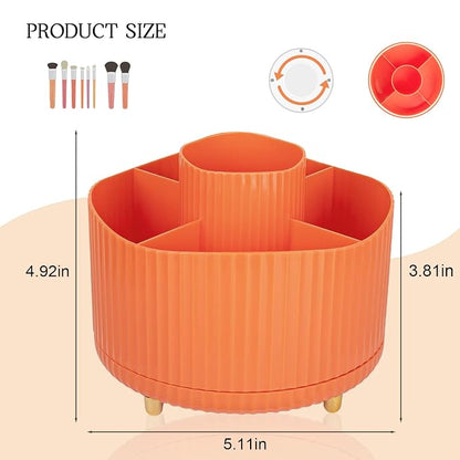 Anyoifax 360° Rotating Makeup Brush Holder Organizer, Make up Brushes Cup - Image 5