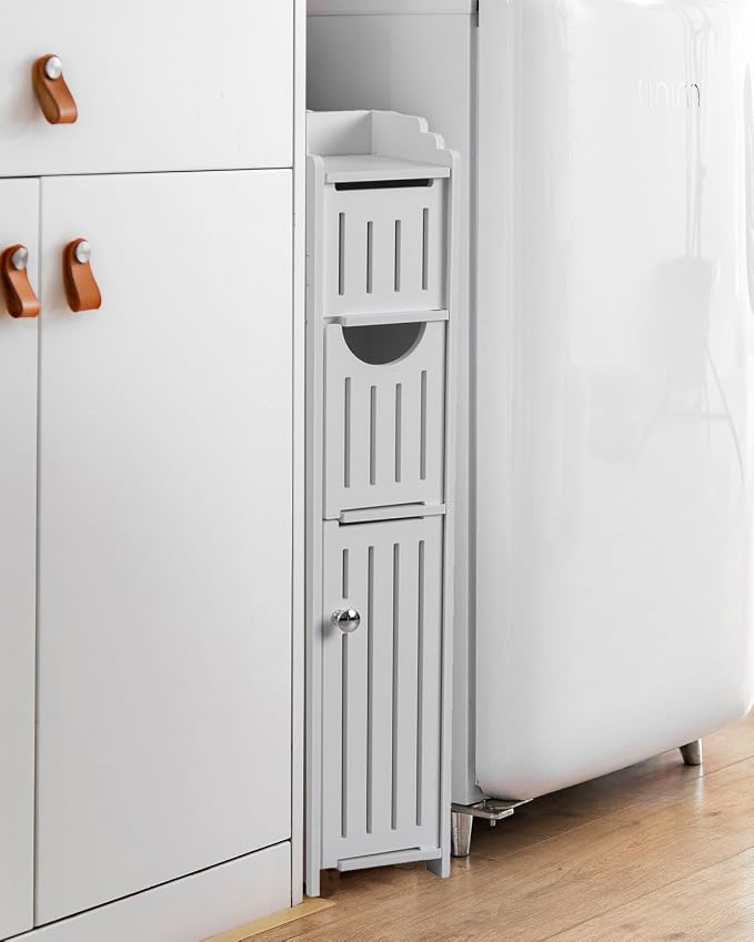 AOJEZOR Small Bathroom Storage Cabinet: No Drill - Image 7