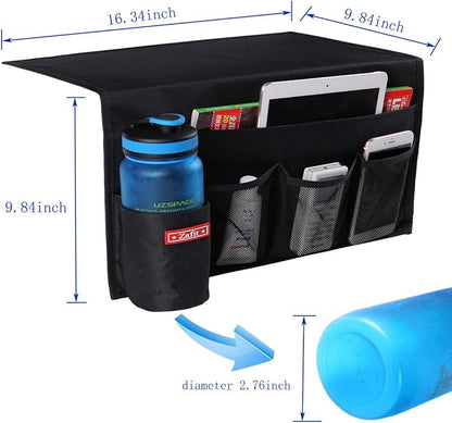 5 Pockets Bedside Caddy, Bedside Storage Organizer - Image 2