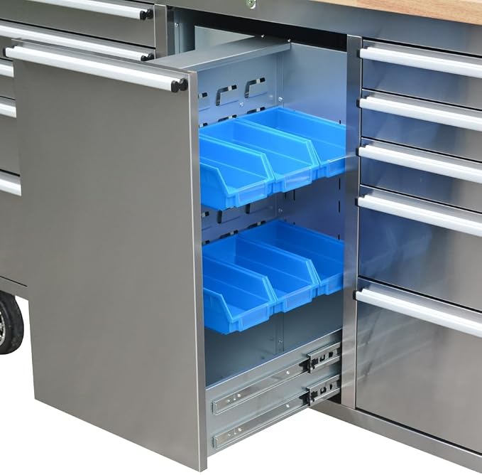 72 inch Stainless Steel Tool Chest - Image 4