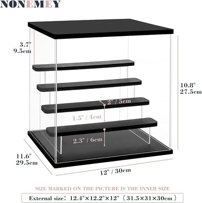 NONEMEY Clear Acrylic Display Case Stand - Image 3