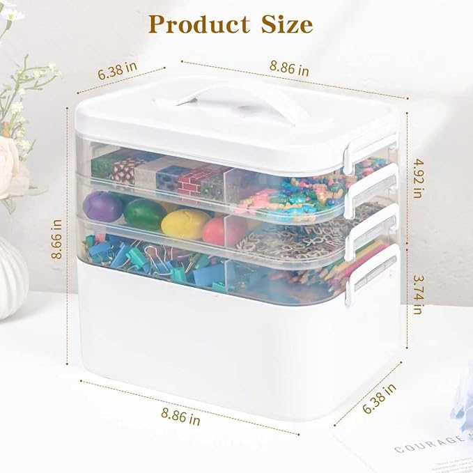 4-Tier Art Supply Storage Organizer - Image 2