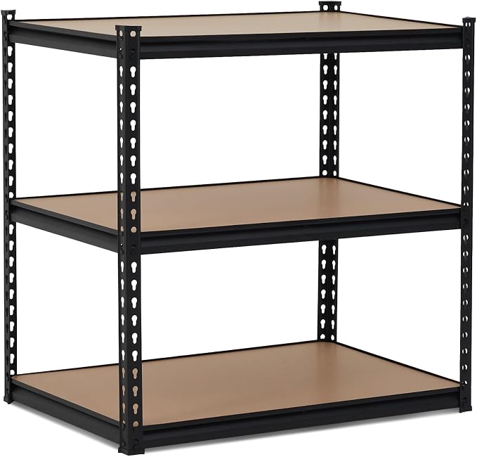 Garvee 3-Tier Storage Shelving Unit, 1500 lbs Load | Carbon Steel Utility by Garvee