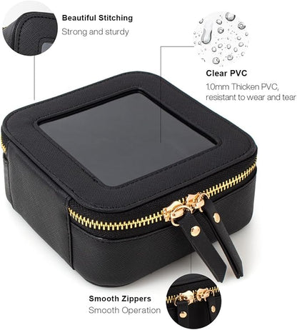 Travel Clear Makeup Bag Set, TSA Approved Cosmetic Bag Case - Image 4