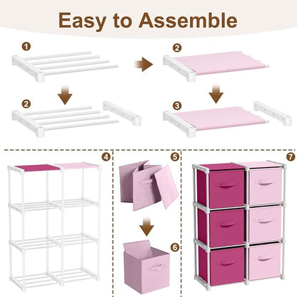 Briwooody 6 Cube Storage Organizer Bins - Image 6
