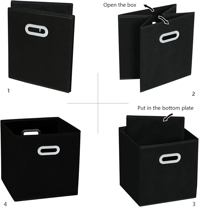 Fabric Cloth Storage Bins, Cube Organizer - Image 5