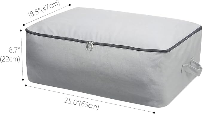 Omygarden Ultra Thick Fabric Clothes Canvas Storage Bag Foldable Closet - Image 2