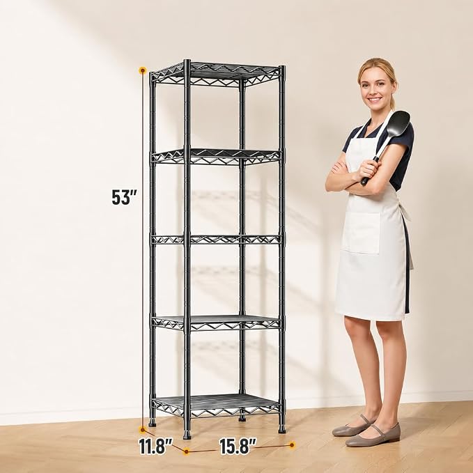 GRANNY SAYS 5-Tier Narrow Storage Shelves - Image 2