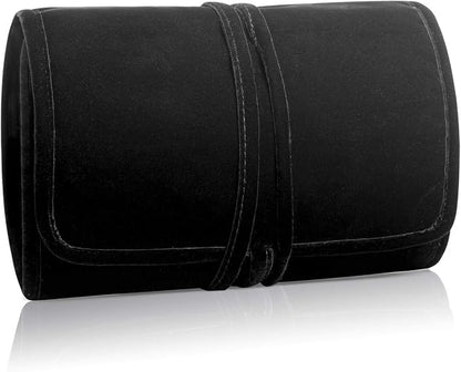 Teamoy Velvet Travel Jewelry Roll, Jewelry Storage Bag Organizer - Image 8