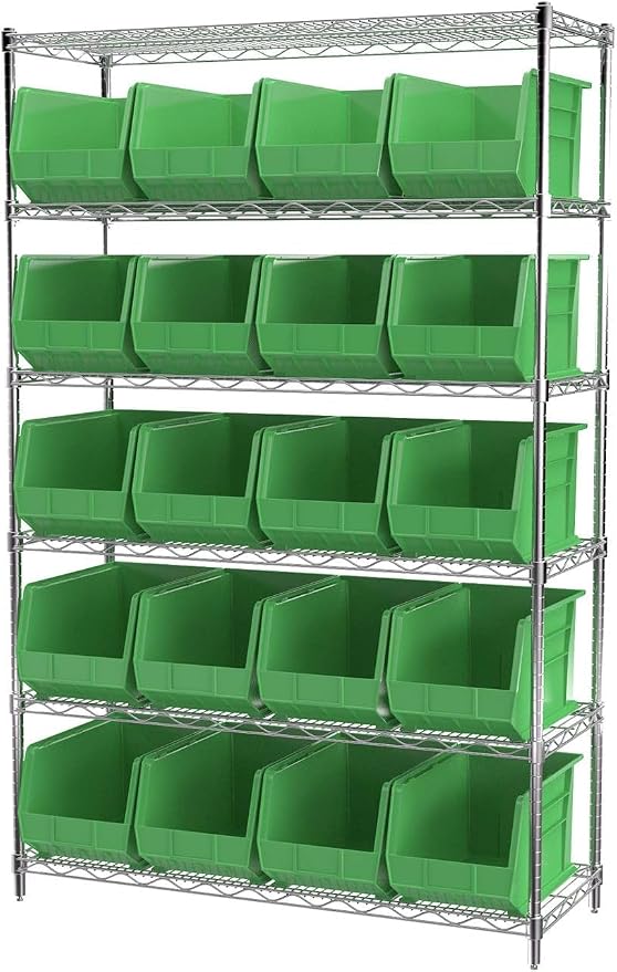 Akro-Mils 30260 AkroBins Plastic Storage Bins, Space-Saving Stackable Bins - Image 10