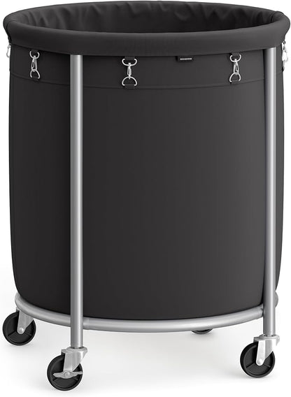 SONGMICS Laundry Basket, Rolling Steel Frame by Unknown