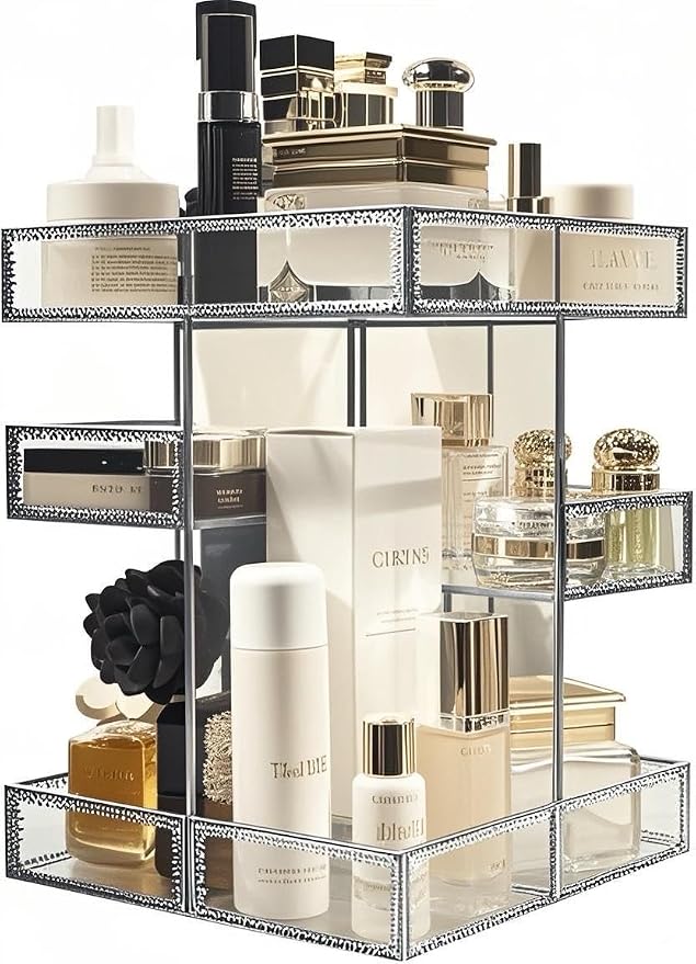 Hersoo 360 Degree Rotation Cosmetic Organizer -Premium Makeup Storage - Image 3