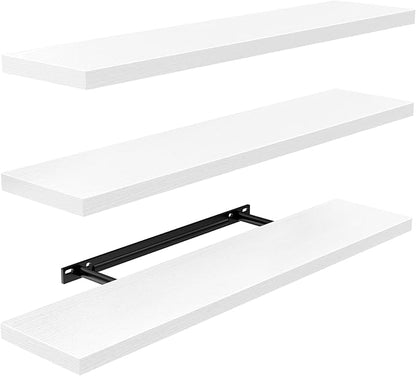 AMADA HOMEFURNISHING 23.6" L Floating Shelves, Wall Shelves Set of 3 by AMADAHOMEFURNISHING
