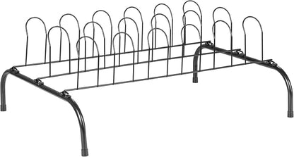 Household Essentials 9-Pair Metal Wire Shoe Rack by HouseholdEssentials