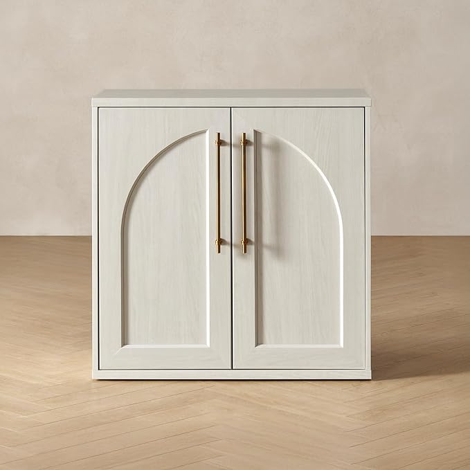 mopio Blake Storage Cabinet, Small Modular Accent Display Sideboard Buffet by MopioInc