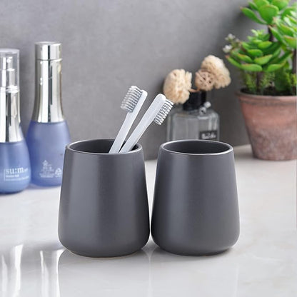 Grey Toothbrush Holder for Bathroom - Image 4