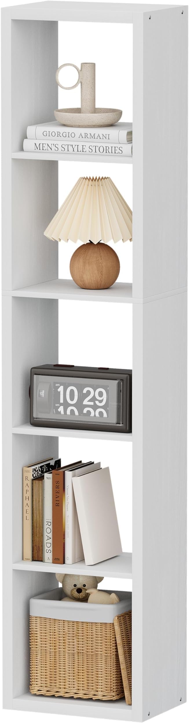 5 Cube Storage Organizer Single Row, Cube Shelf - Image 9