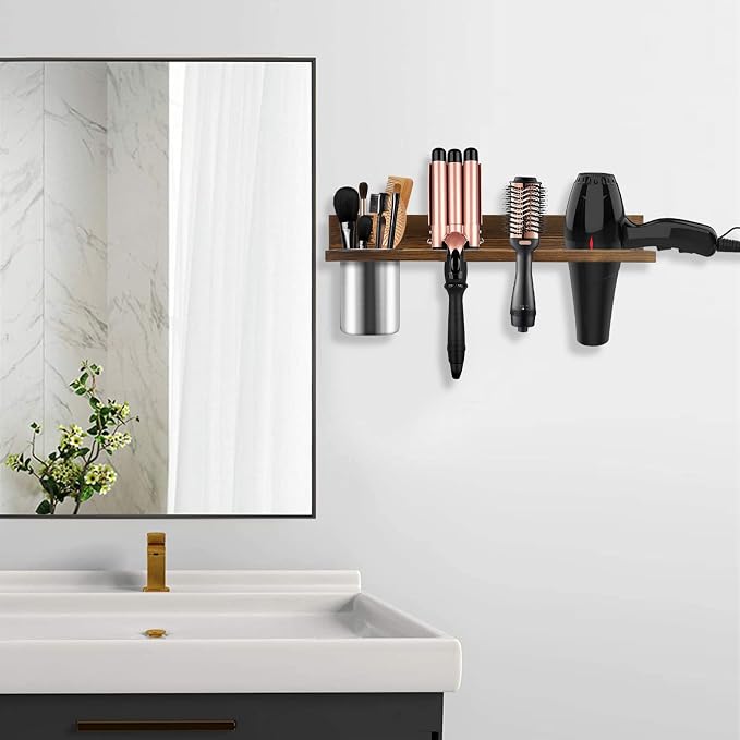 Hair Tool Organizer Wall Mounted - Image 2