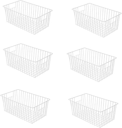 16inch Freezer Wire Storage Organizer Baskets, Household Refrigerator Bins by Y.Z.Bros