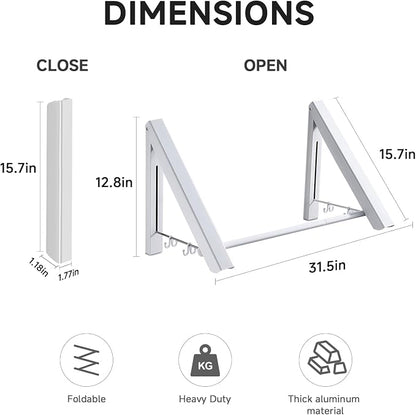 Retractable Clothes Drying Rack - Image 2